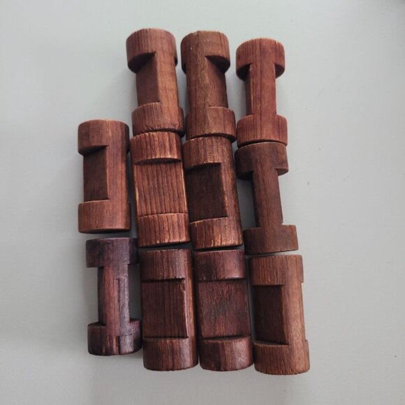 Lincoln Logs 1 Notch 1.5 Inch Lot of 30 Replacement Short Building STEM Crafting - Picture 3 of 6